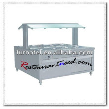 Equipo de buffet eléctrico de lujo estilo acero C235